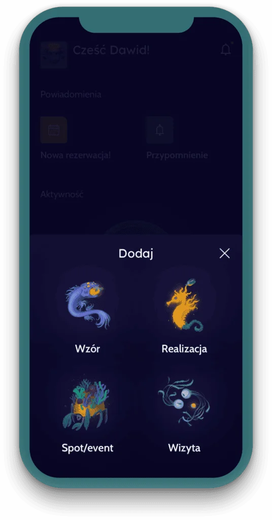 Wystawianie wzorów flash tatuażu